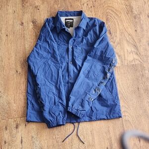 Oakley Men's Royal Blue Coach Windbreaker Jacket